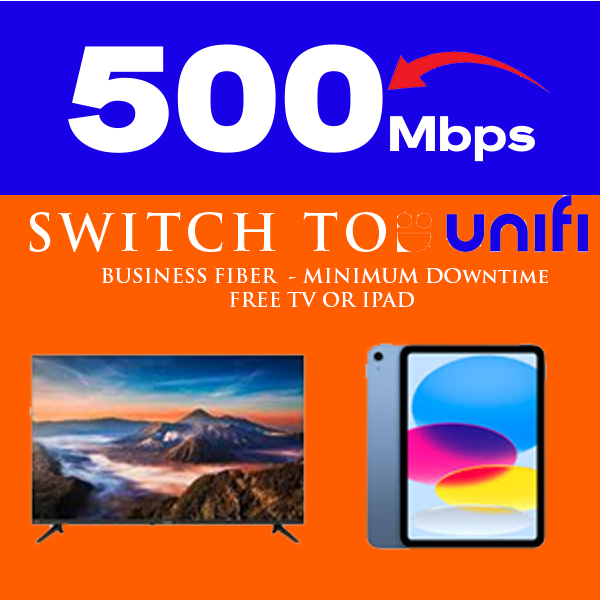 Switch to UNIFI Business- 300Mbps Factory/Business/SME/Shop/NGO