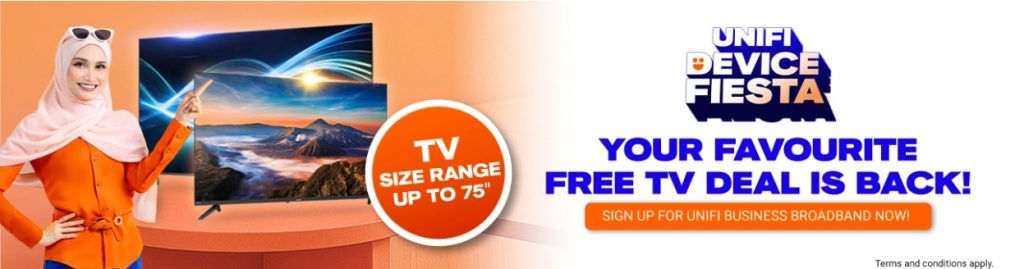 register unifi free TV