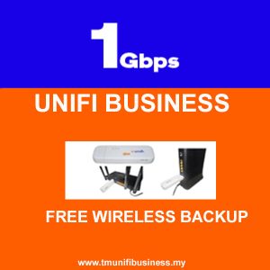 Unifi Business Broadband Plan – 1Gbps Business/SME/Shop/NGO with Wireless Backup