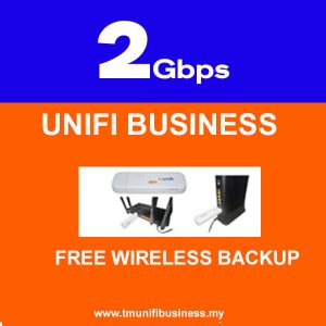 Unifi Business Broadband Plan – 2Gbps Business/SME/Shop/NGO with Wireless Backup
