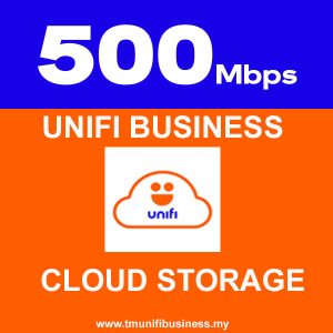 Unifi Business Broadband Plan – 500Mbps Business/SME/Shop/NGO with Cloud Storage