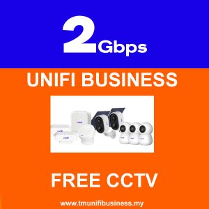Unifi Business Broadband Plan – 2Gbps Business/SME/Shop/NGO with Free CCTV (Business Shield Premium)