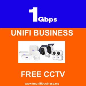 Unifi Business Broadband Plan – 1Gbps Business/SME/Shop/NGO with Free CCTV(Business Shield Plus)